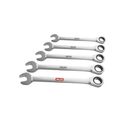 SERIE CHIAVI COMBINATE  A CRICCHETTO DA 8 A 19 MM.