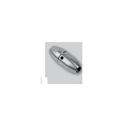 ACCOPPIATORE GIREVOLE OTTONE PER SONDA MM. 6 FILETTO M6