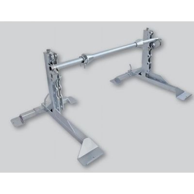  ALZABOBINA 16T MAX 1600 KG. BOBINE 1200-1900 IN COPPIA COMPLETO DI TUBO E CONI