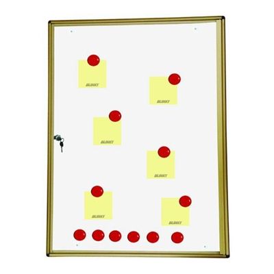 BACHECA AVVISI AZIENDALI IN ALLUMINIO 730X550X40