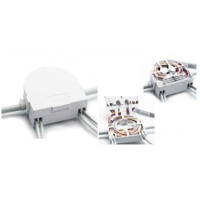 BOX AL PIANO COMPATTO FINO A 6 GIUNTI A FUSIONE FIBERNET