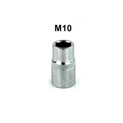 INSERTO ESAGONALE MM. 10 CON ATT 1/4" BUSSOLA