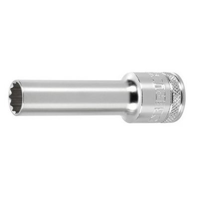 BUSSOLA IN ACCIAIO CON ATTACCO DA 1/2" ED IMPRONTA POLIGONALE DA MM. 22 SERIE LUNGA