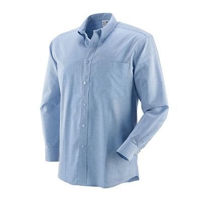 CAMICIA IN COTONE COLORE AZZURRO MODELLO OXFORD MANICA LUNGA TG. XL