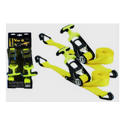 CINGHIA CON CRICCHETTO  5 MT.  KG. 400  GIALLO - NERA