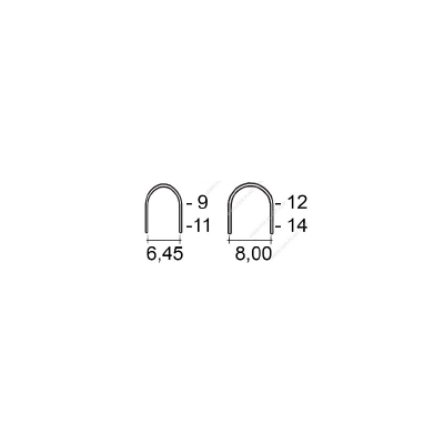 PUNTI DP 3/8" CONF. DA 1000 PZ.