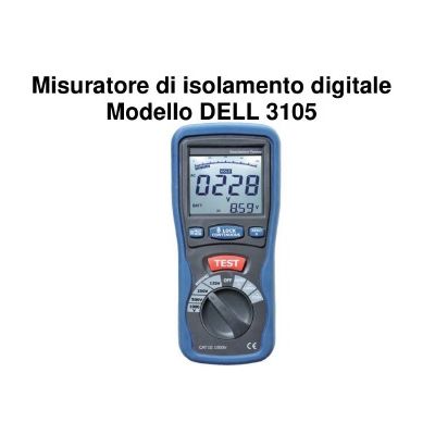 MISURATORE DI ISOLAMENTO DIGITALE 150V