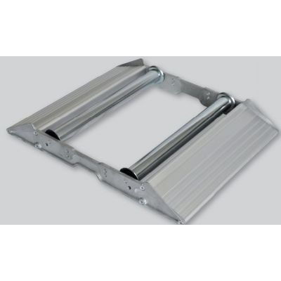 MONOPATTINO SVOLGIBOBINE ZINCATO GRANDE PER BOBINE DA LARGHEZZA 700 PORTATA 250 KG.