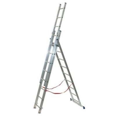 SCALA IN ALLUMINIO A SFILO  3 X 2,0 mt. 5+6+6 GR. TOT. MT. 4,20