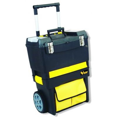 TROLLEY IN MATERIALE PLASTICO MULTISCOMPARTO 47X27X63