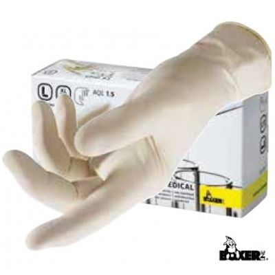 GUANTO IN LATTICE CON TALCO IN CONF. 100 PZ.