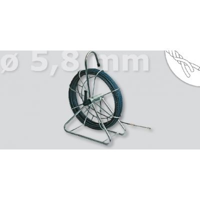 SONDA A TORTIGLIONE MM. 5,8X50 CON ASPO