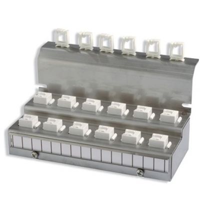 STRISCIA ETHERNET 12 POSIZIONI RJ CAT. 6