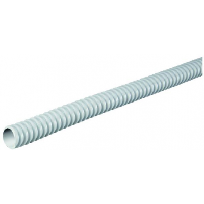 GUAINA CORRUGATA COLORE GRIGIO CHIARO MM. 25 IN MATASSE DA MT. 30