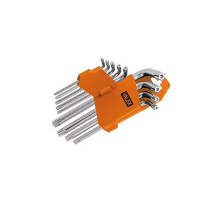 SERIE 9 CHIAVI  A BRUGOLA TORX T10-T50