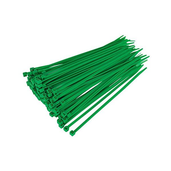FASCETTA NYLON MM. 140 X 3,6 VERDE (100 pezzi)