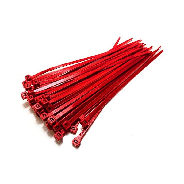 FASCETTA NYLON MM. 140 X 3,6 ROSSA (100 pezzi)