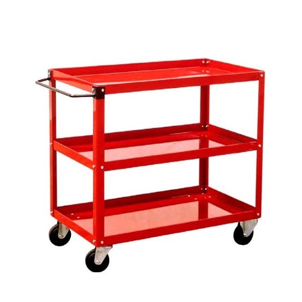 CARRELLO PORTA UTENSILI A 3 RIPIANI C25
PORTATA 100 KG 450X700 MM