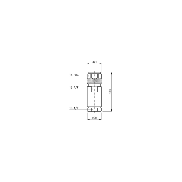 N PLUG CLAMP 1/4