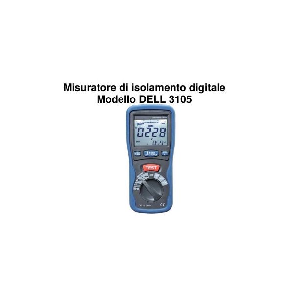 MISURATORE DI ISOLAMENTO DIGITALE 150V