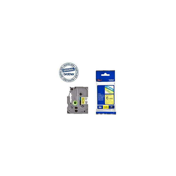NASTRO PER ETICHETTATRICE BROTHER MODELLO PT-H110 ALTEZZA MM. 6 SVILUPPO MT. 8 COLORE BIANCO