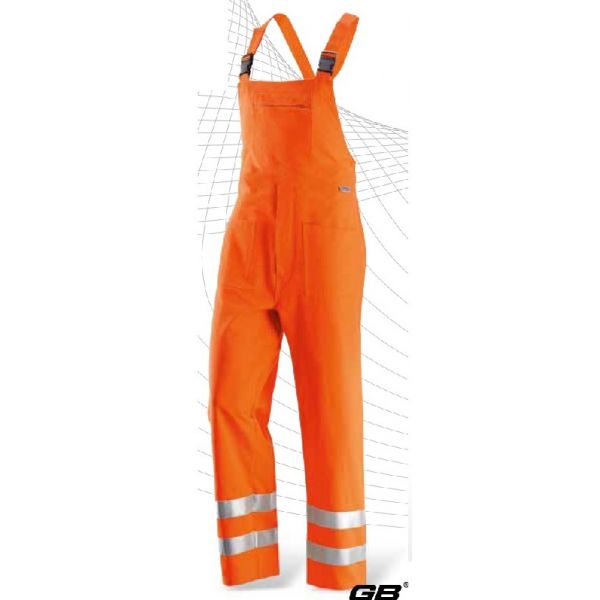 PETTORINA A.V. COLORE ARANCIO CON BANDE 3M