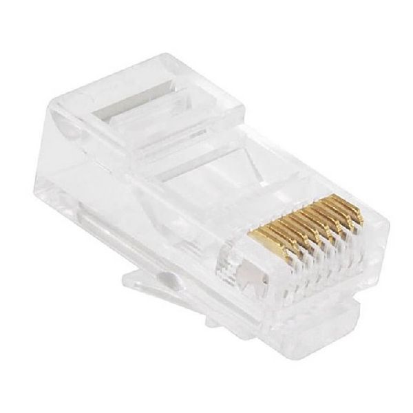 PLUG RJ 45 8/8 CONTATTI IN CONFEZIONE DA PZ. 100
