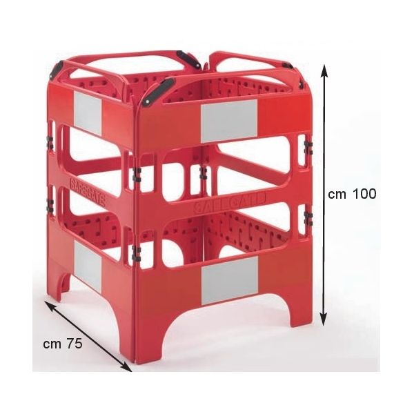 QUADRILATERO IN MATERIALE PLASTICO PER CHIUSINI