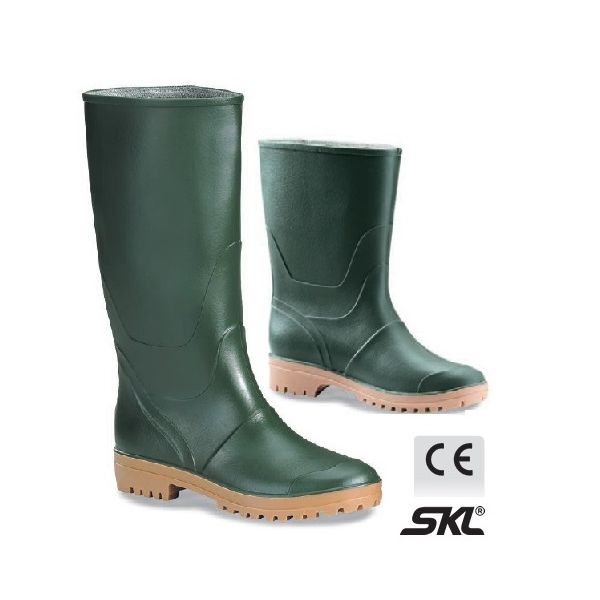 STIVALE PVC VERDE A TRONCHETTO TG. 39
