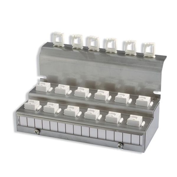 STRISCIA ETHERNET 12 POSIZIONI RJ CAT. 6